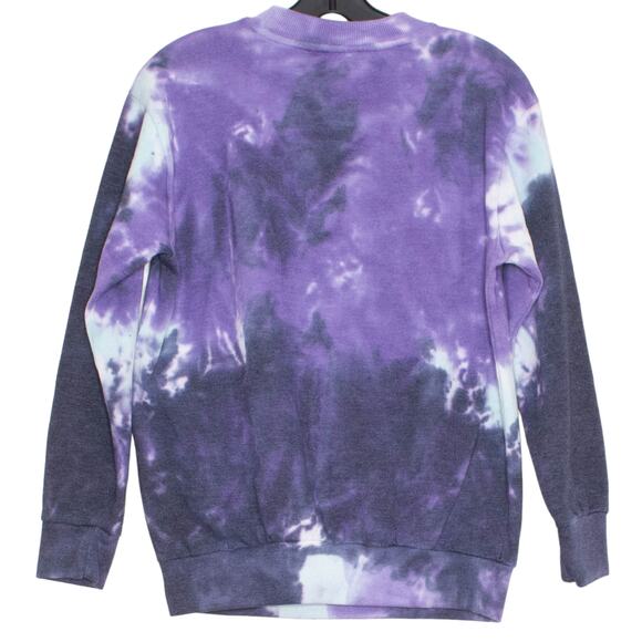 Pink Floyd Sweatshirt Tie Dye Crewneck Grunge Boho Retro Indie Alt Purple Small - Picture 2 of 7